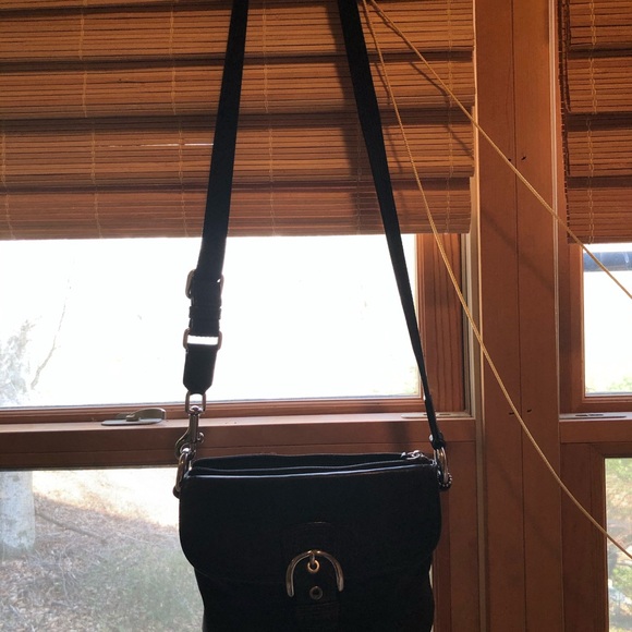 Coach Crossbody Bag -Black w/silver hardware - Picture 16 of 16